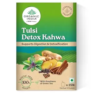 Tulsi Detox Kahwa 25 IB || Cleanse & Cold Relief || Improve Digestion & Detoxification || Tulsi Tea - 25 Tea Bags
