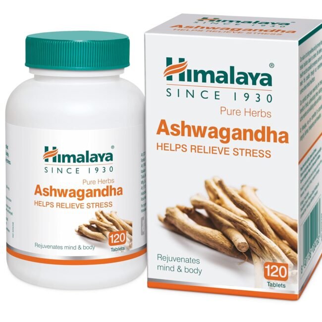 Himalaya Ashwagandha - 120 Tablets | Stress Relief | Rejuvenates Mind & Body | Improves Strength & Energy | General Wellness