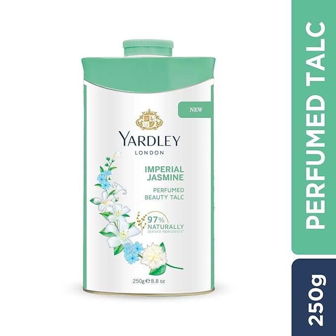 Yardley London Imperial Jasmine Perfumed Talc 250g - Image 4