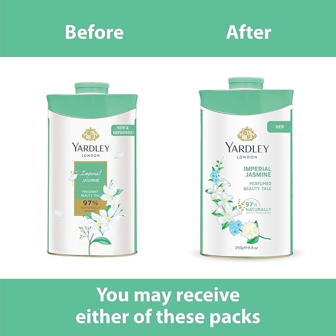 Yardley London Imperial Jasmine Perfumed Talc 250g - Image 2